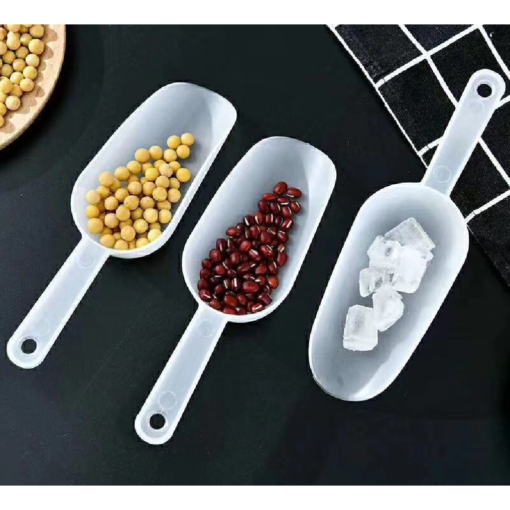SENDOK PLASTIK ES BATU | SENDOK TAKAR BERAS | SENDOK TEPUNG MULTIFUNGSI | ICE CUBE SPOON | SENDOK ES BATU