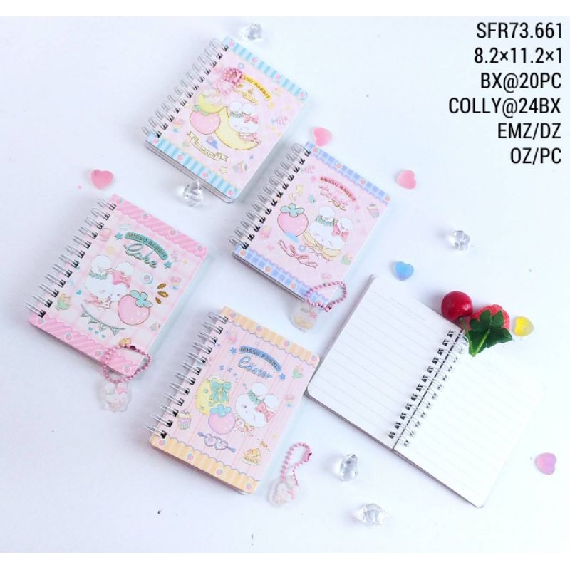 Diary Spiral|Buku Binder|Memo Harian|Notes Harian|Buku Jurnal