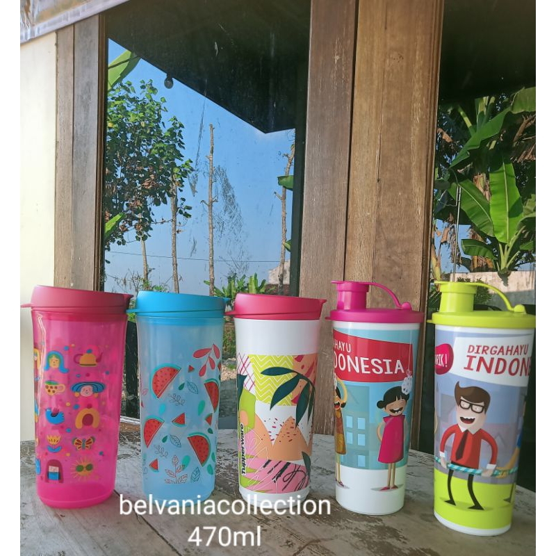 botol minum Loly tumbler anak 470ml tupperware gelas minum anak