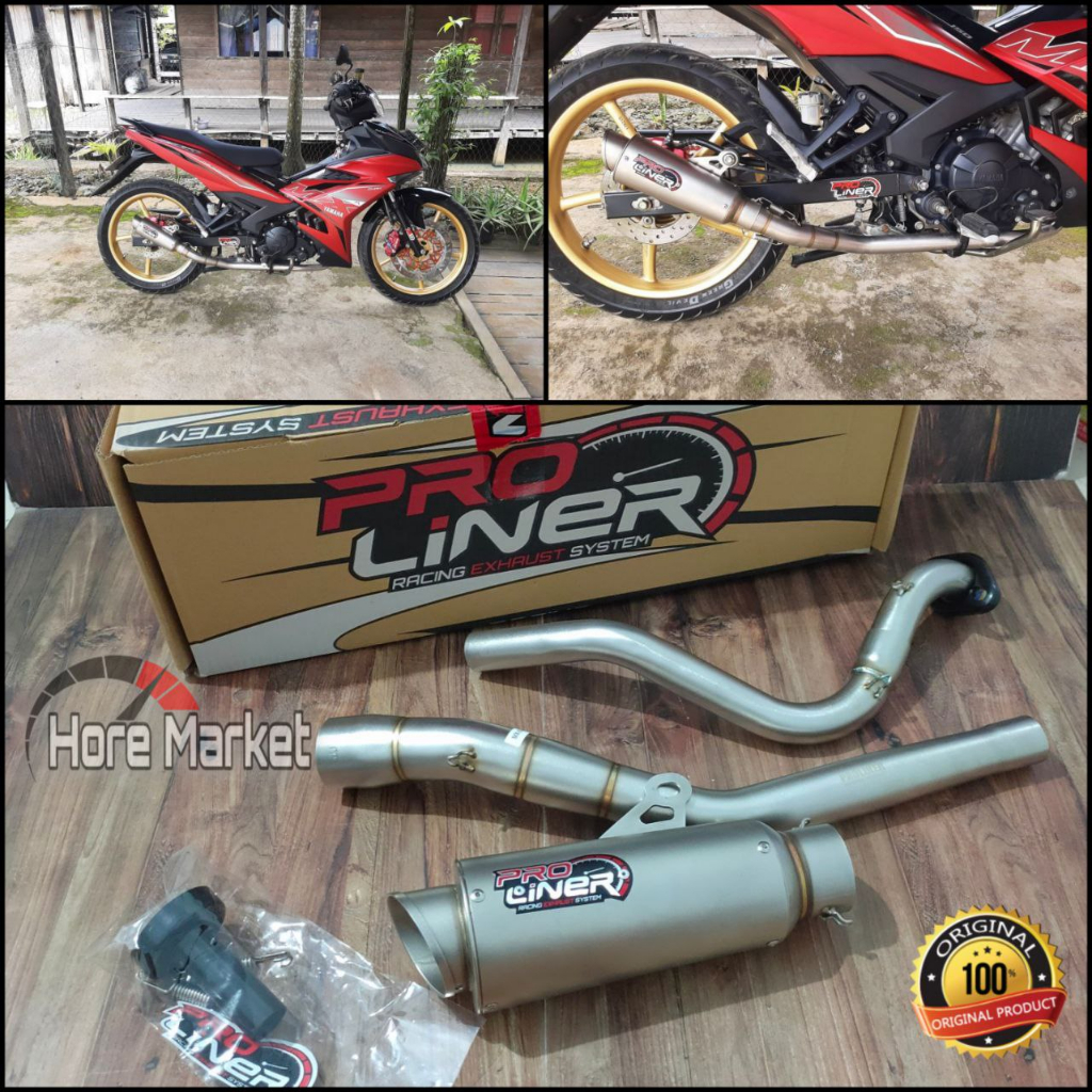 KNALPOT PROLINER MX KING 150 ORIGINAL 100% SHORT TR1R TITAN TR 1R