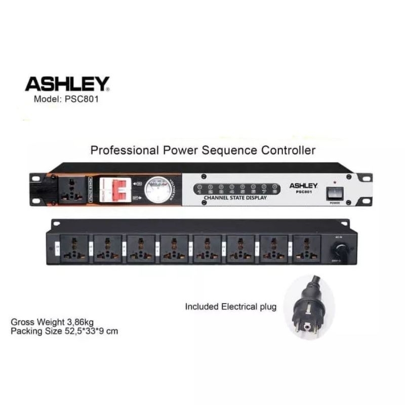 Original Power squencer Ashley PSC801 Controlel