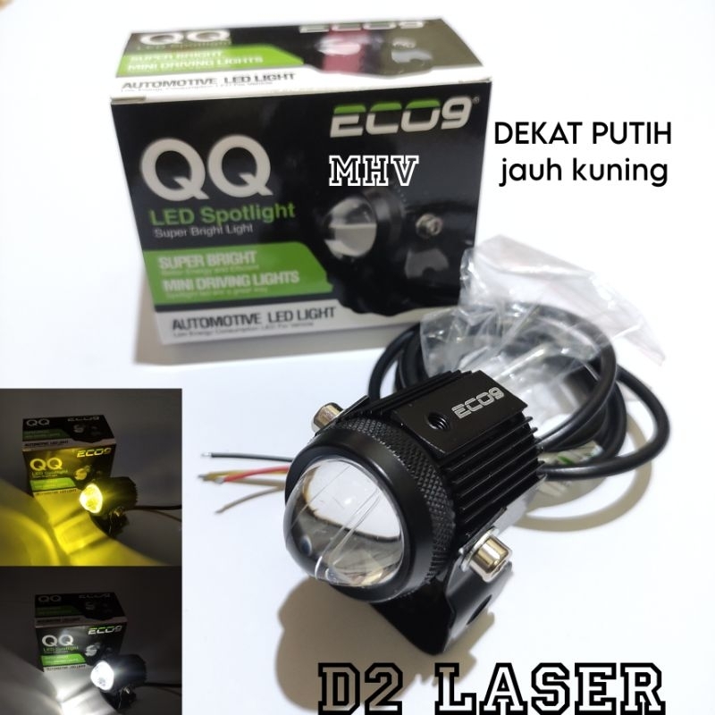 LED Sorot D2 Laser Luminos Eco9 2Warna