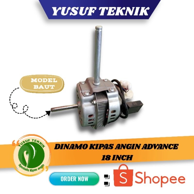 DINAMO KIPAS ANGIN MERK ADVANCE / TD 18 INCH