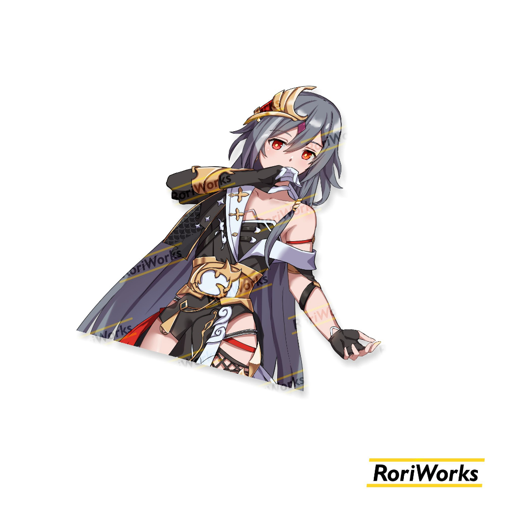Stiker Kiss cut - Fu Hua (Herrscher of Sentience) | Honkai Impact 3