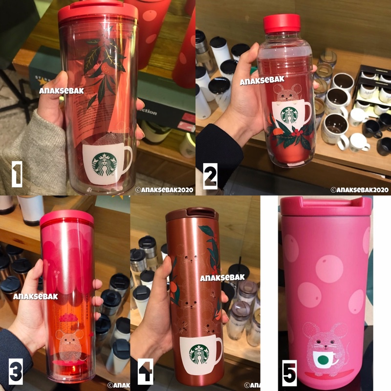 Starbucks Tumbler New Year of Rat 2020 Edition