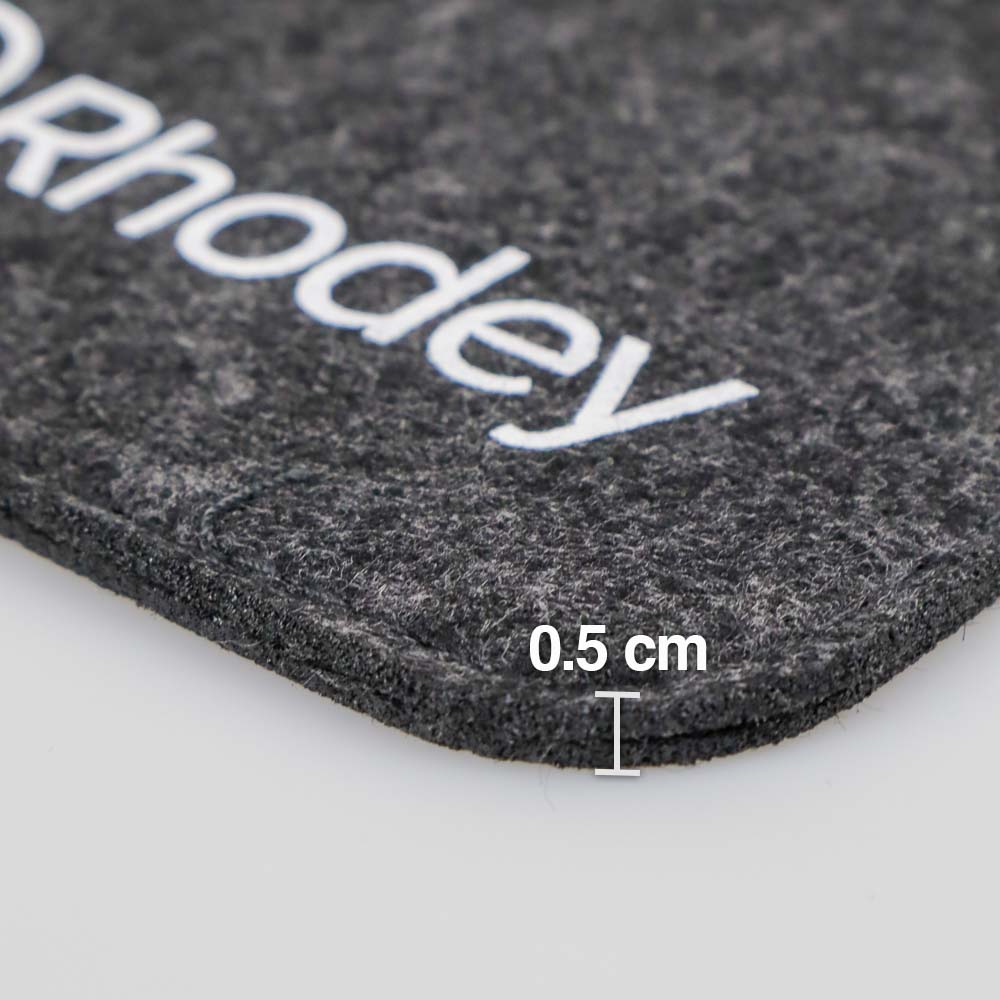 Rhodey Felt Sleeve Case Laptop - DA98 - Dark Gray