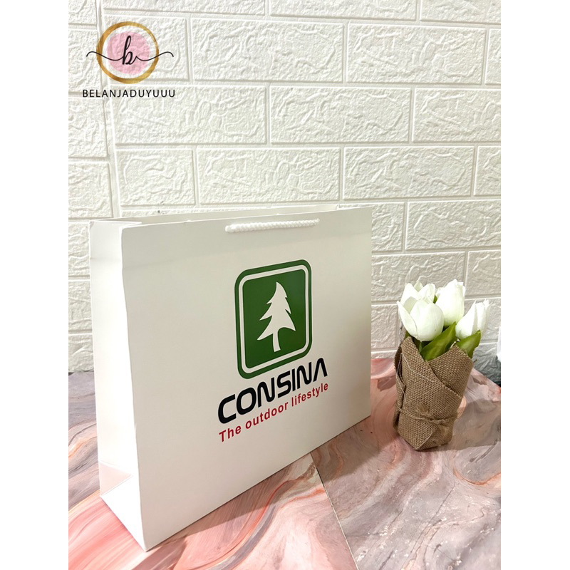 Paper Bag CONSINA Paper Bag Pembungkus Kado ( Ready Stock )