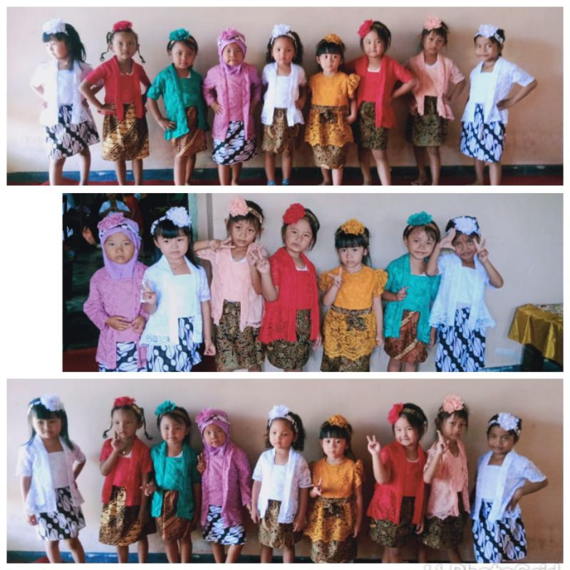 KEBAYA TK / KEBAYA PAUD / KEBAYA KARNAVAL / KEBAYA  KARTINI / KEBAYA PAWAI / KEBAYA KUTUBARU ANAK