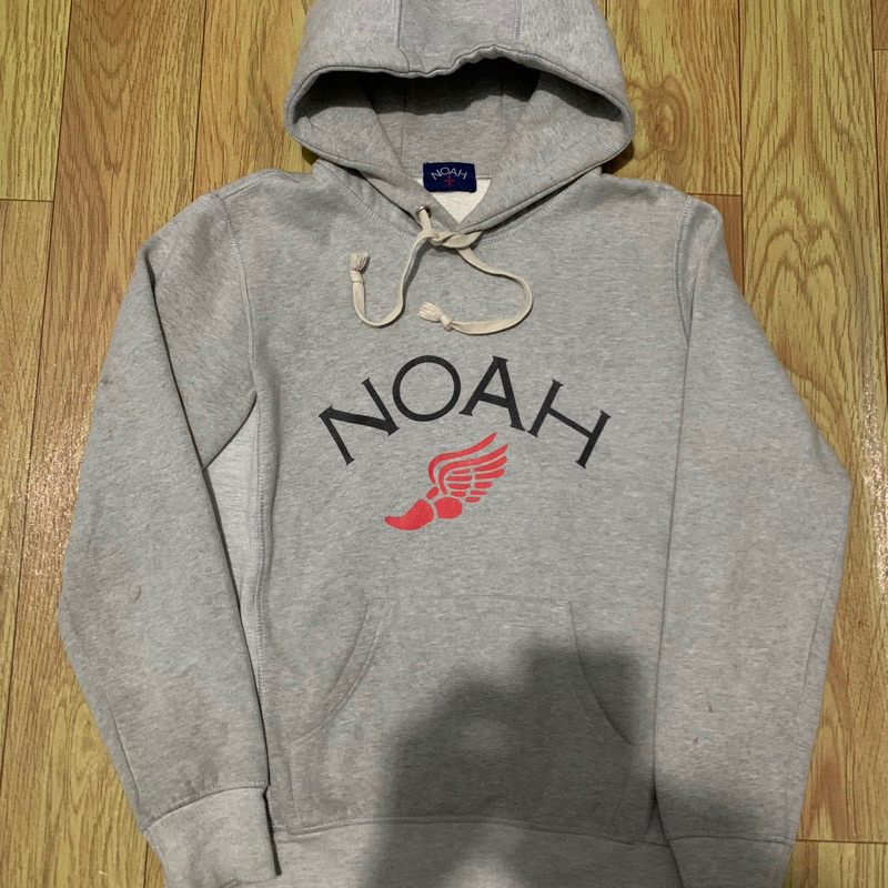 Hoodie Noah Script Grey Murah
