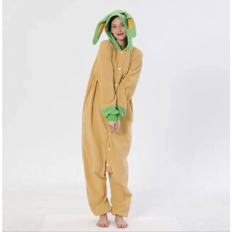 BAJU ONESIE KOSTUM MASTER YODA STAR WARS BABY YODA PIYAMA COSPLAY KIGURUMI