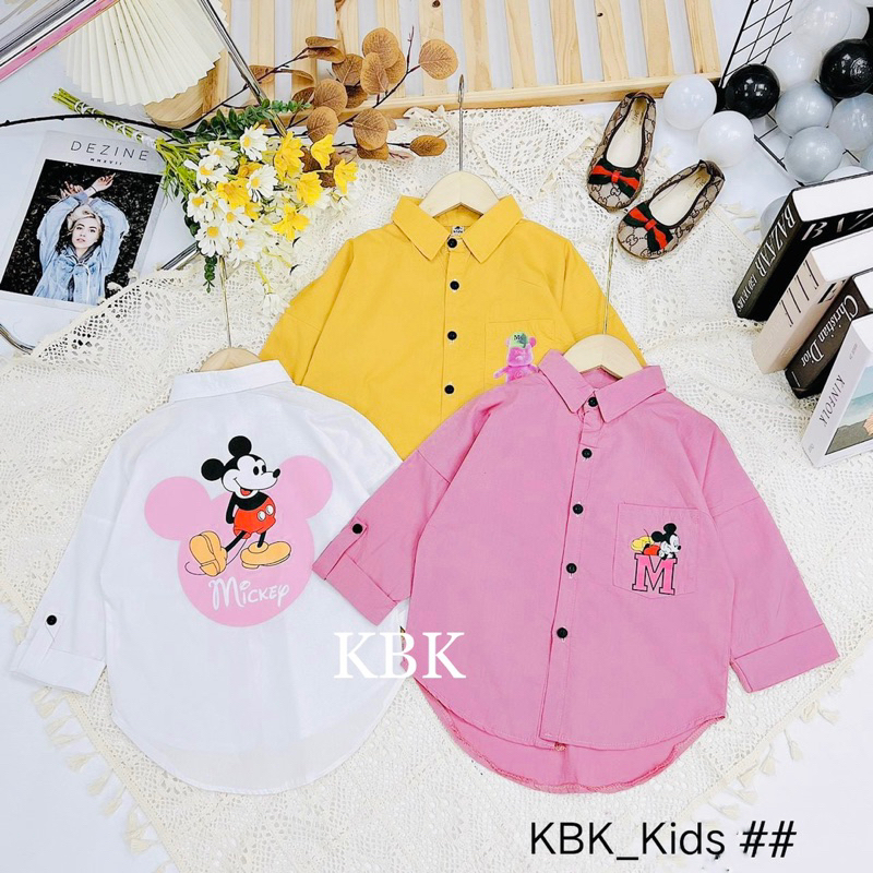 BAJU// ATASAN// BLOUSE ANAK PEREMPUAN MINIMOUSE DAN MOSCHINO USIA 3 SAMPAI 14 TAHUN