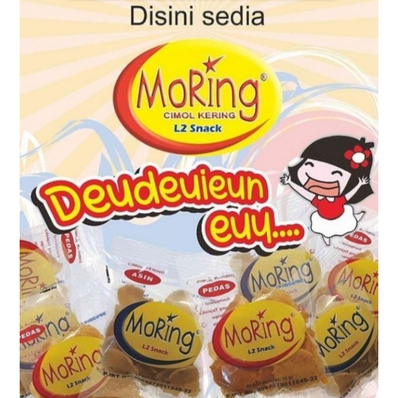 

Moring Cimol Kering Snack Pedas / Original MINI (isi 10 pcs) PACK