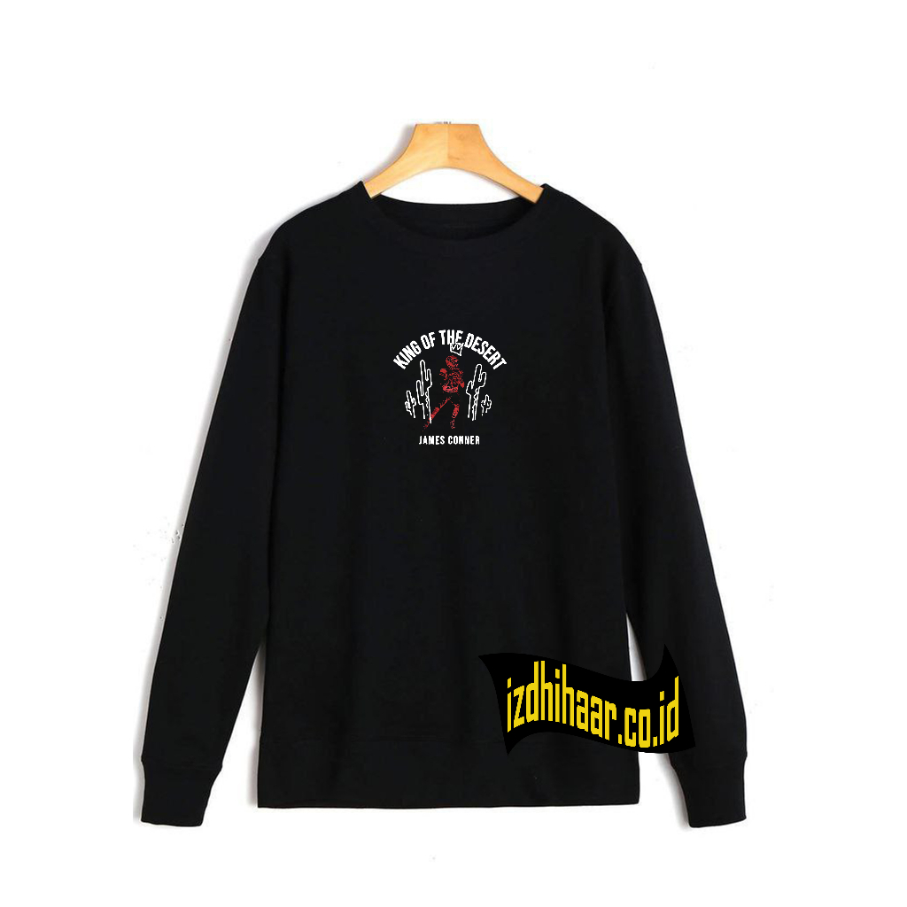 SWEATER CREWNECK MOTIF JAMES CONNER