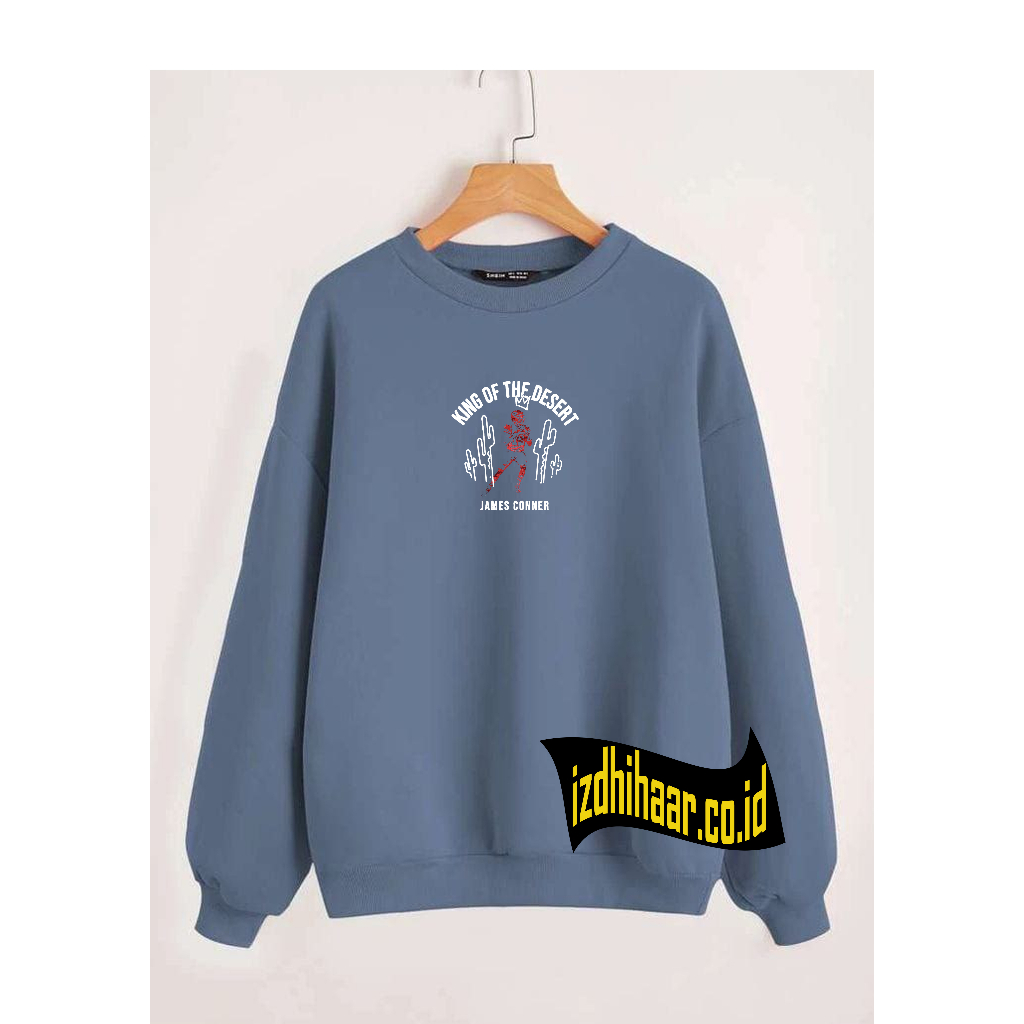 SWEATER CREWNECK MOTIF JAMES CONNER