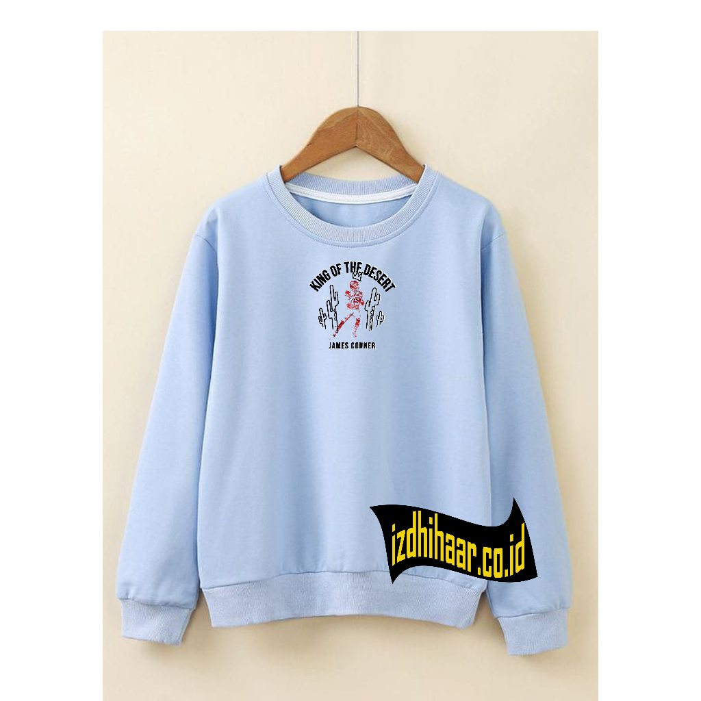 SWEATER CREWNECK MOTIF JAMES CONNER