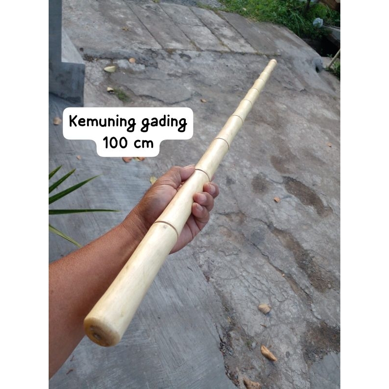 TONGKAT KAYU MODEL BAMBU/TONGKAT JALAN KAYU KEMUNING ASLI/TONGKAT JALAN KAYU TERMURAH