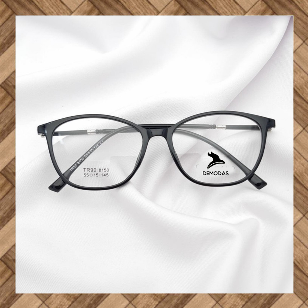 Frame KACAMATA LENTUR ( Photocromic Fotokromik Bluecromic photochromic potocromic fotocromic Blueray Anti radiasi ) Lensa Photocromic Frame Kacamata Wanita Pria Minus Normal Silinder Plus Demodas Glasses 8150