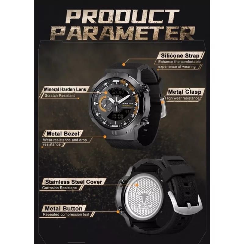 North Edge HORNET jam tangan durability