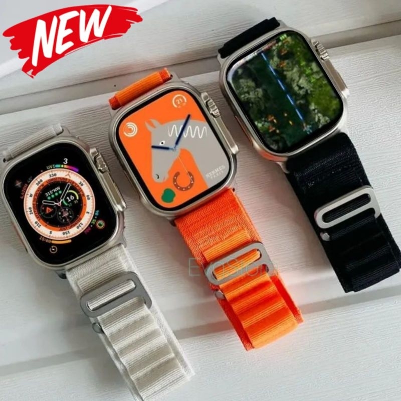 IWO 8 Ultra Series 8 45MM 1.90 inch Smart Watch Full Screen Wireless Charger