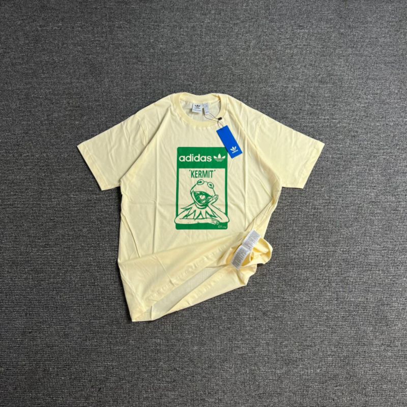 KAOS ADIDAS KERMIT FULL TAG LABEL CASUAL