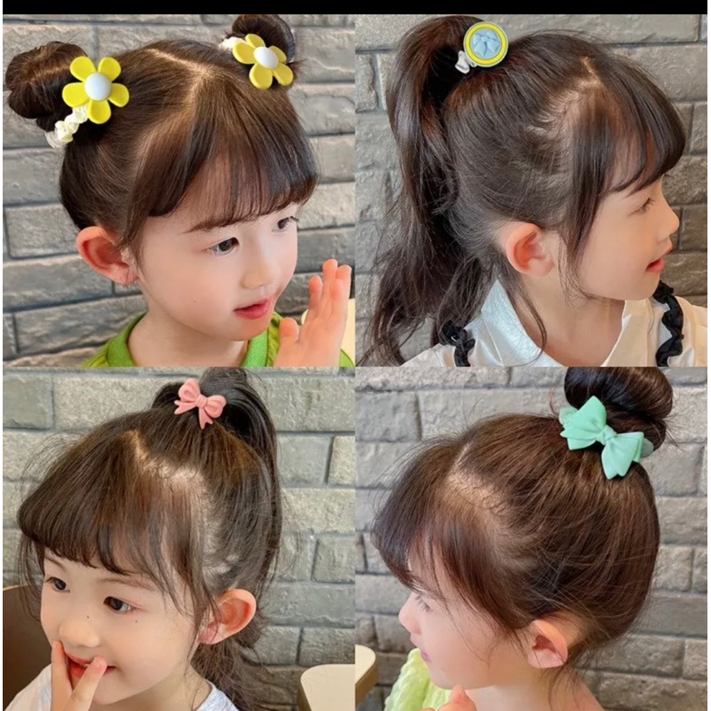 Karet rambut Anak Karakter / KARET RAMBUT ANAK KOREA isi 5pcs