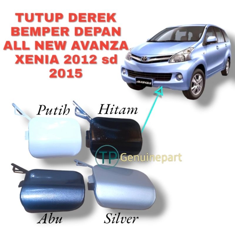 Tutup derek towing bemper depan all new avanza xenia 2012 2013 2014 2015