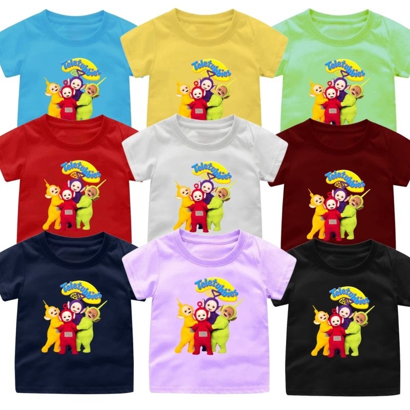 Baju kaos Anak usia 1-12Tahun Gambar TELETUBIES