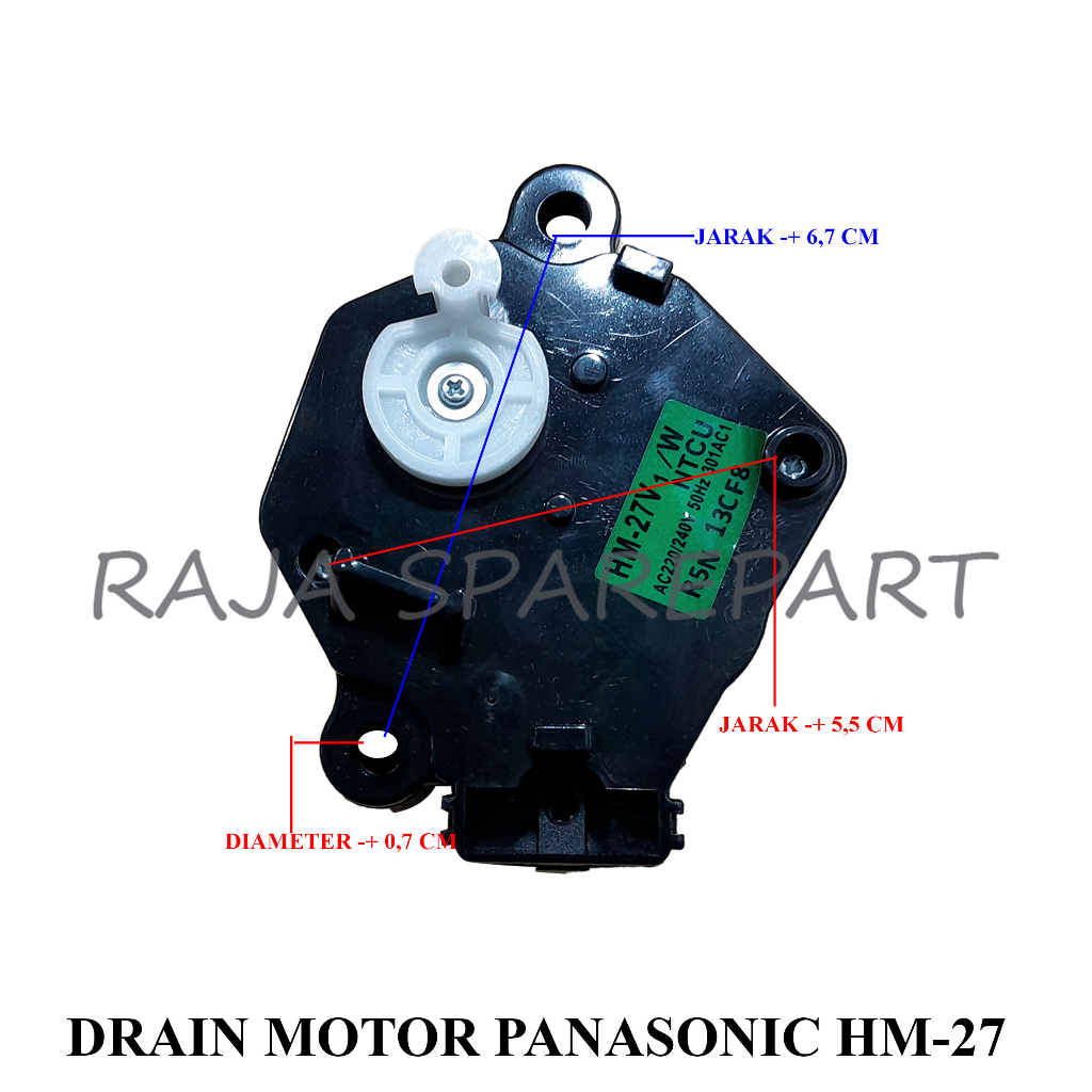 Drain Motor/Motor Pembuangan Air Mesin Cuci Panasonic ( HM-27V )