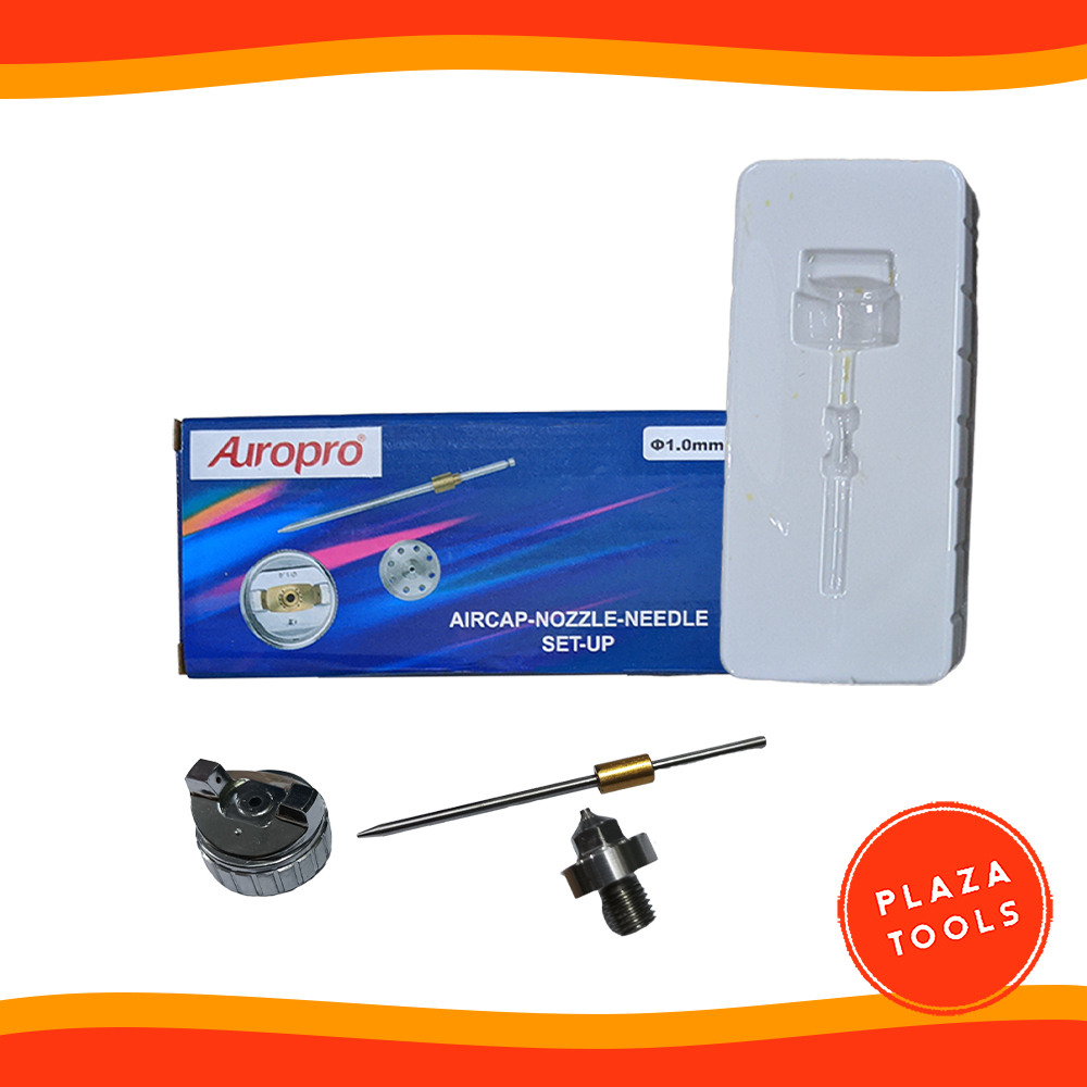 Set Nozzle Sparepart 1 mm Fluid Nozzle Spraygun K350