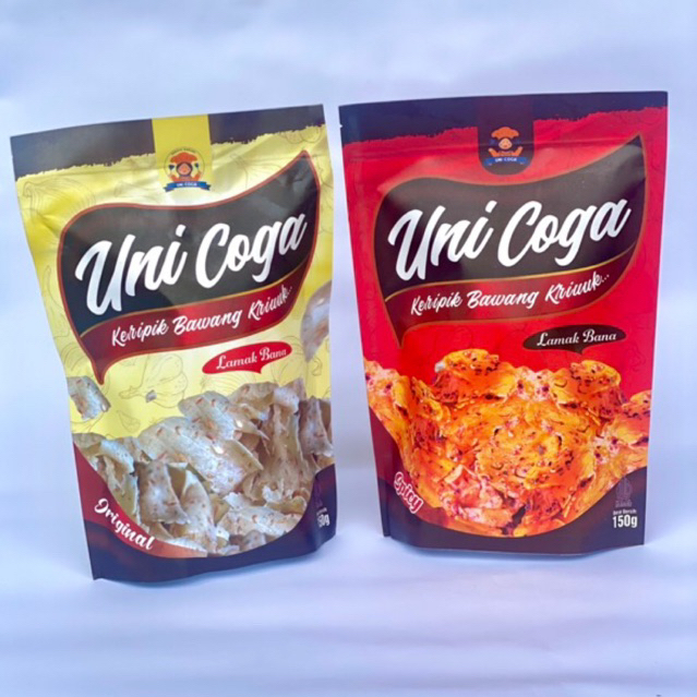 

PAKET BUNDLING | KERIPIK BAWANG ORIGINAL n PEDAS | UNI COGA