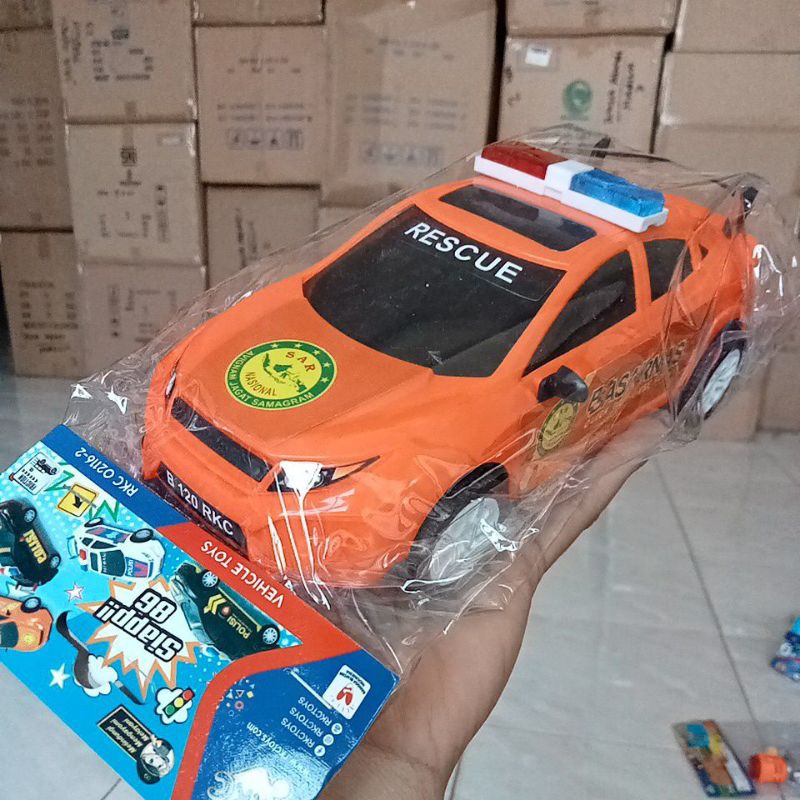 RKC02116-2 Mainan Mobil Siap86 Rescue Polisi