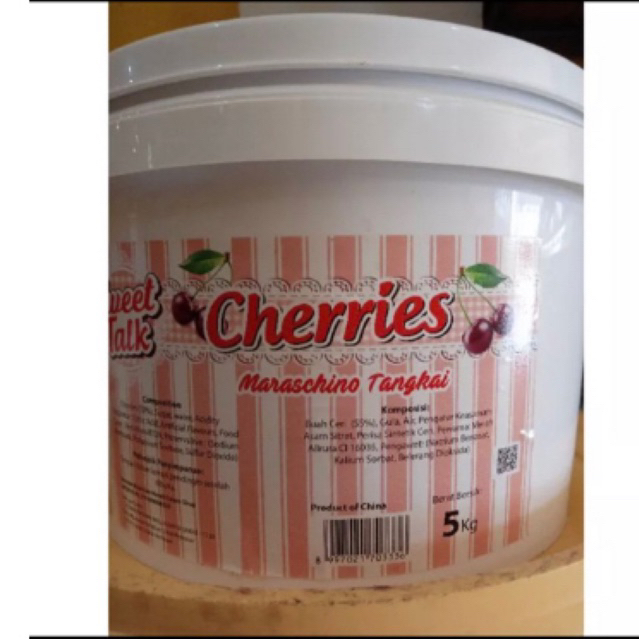 

cherry tangkai kemasan per 5 biji