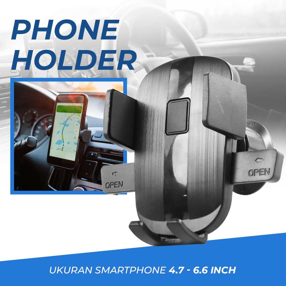 AUW Phone Holder Air Vent One Button Release Flexible Rotation - S-301