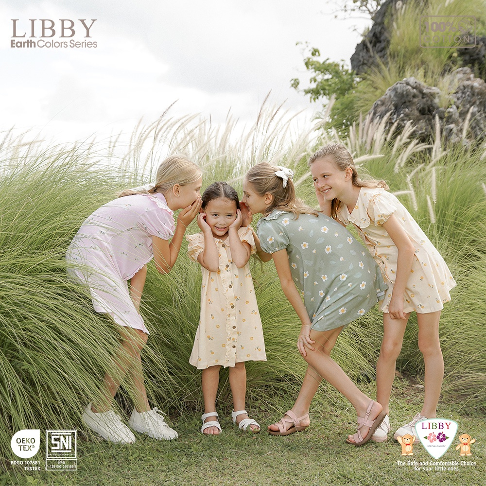 Libby Emily Dress Anak Perempuan 6 Bulan - 8 Tahun