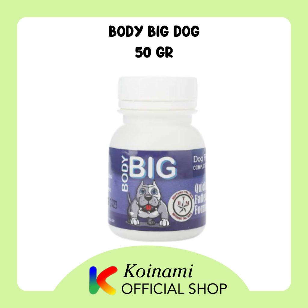 BODY BIG DOG / VITAMIN PENGGEMUK ANJING / VITAMIN NAFSU MAKAN ANJING / vitamin anjing