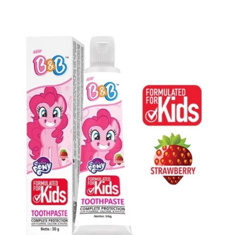 BnB Pasta Gigi anak 50Gr Strawberry Little Pony//READY STOCK