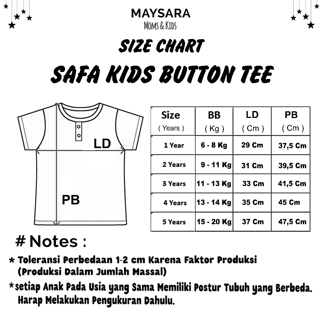 Kaos Anak Kancing Kerah Laki Perempuan 4 5 Tahun Balita