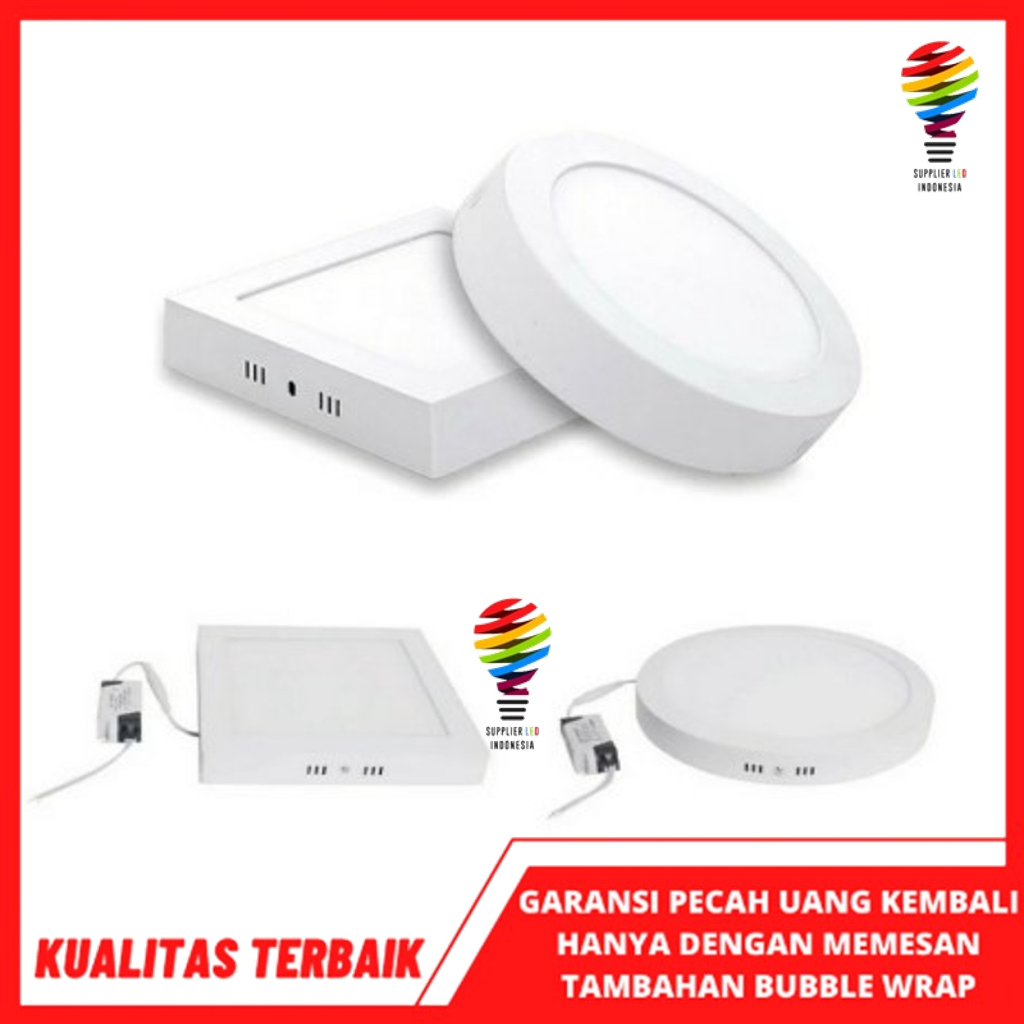 DOWNLIGHT PANEL OUTBOW 12W 12 W 12Watt 12 Watt LED OUTBOW BULAT KOTAK PLAFON