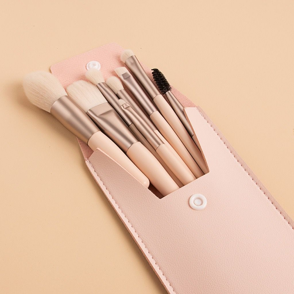 Brush Make Up Set 8pcs H456 Mini Travel Brush Make Up Set Kuas Make Up Alat Make Up Beauty Tools Mall Shopping