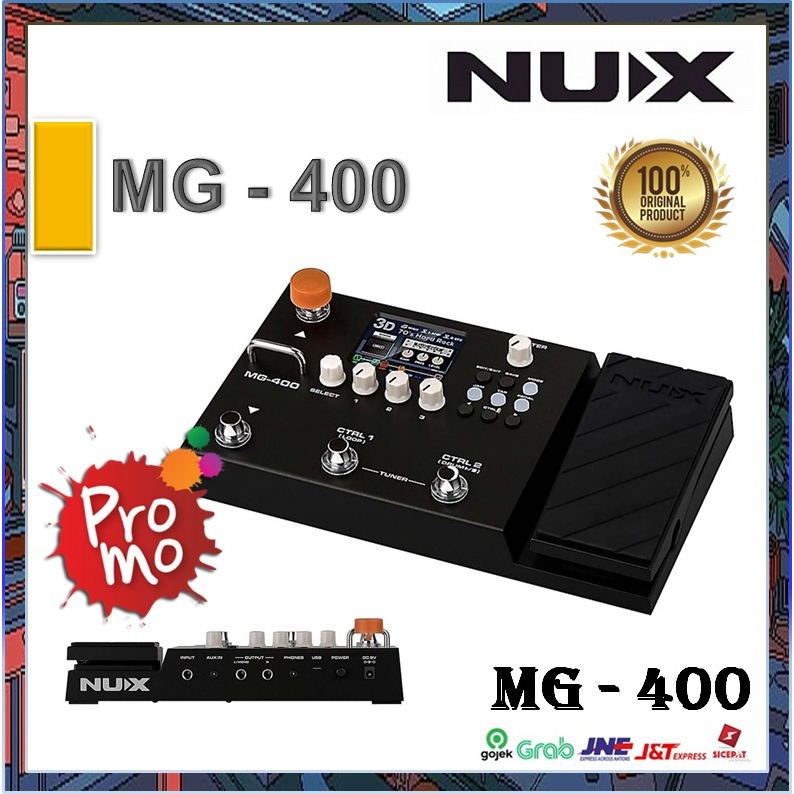 NUX MG400 MG 400 MG-400 Modelling Guitar Bass Effect Processor