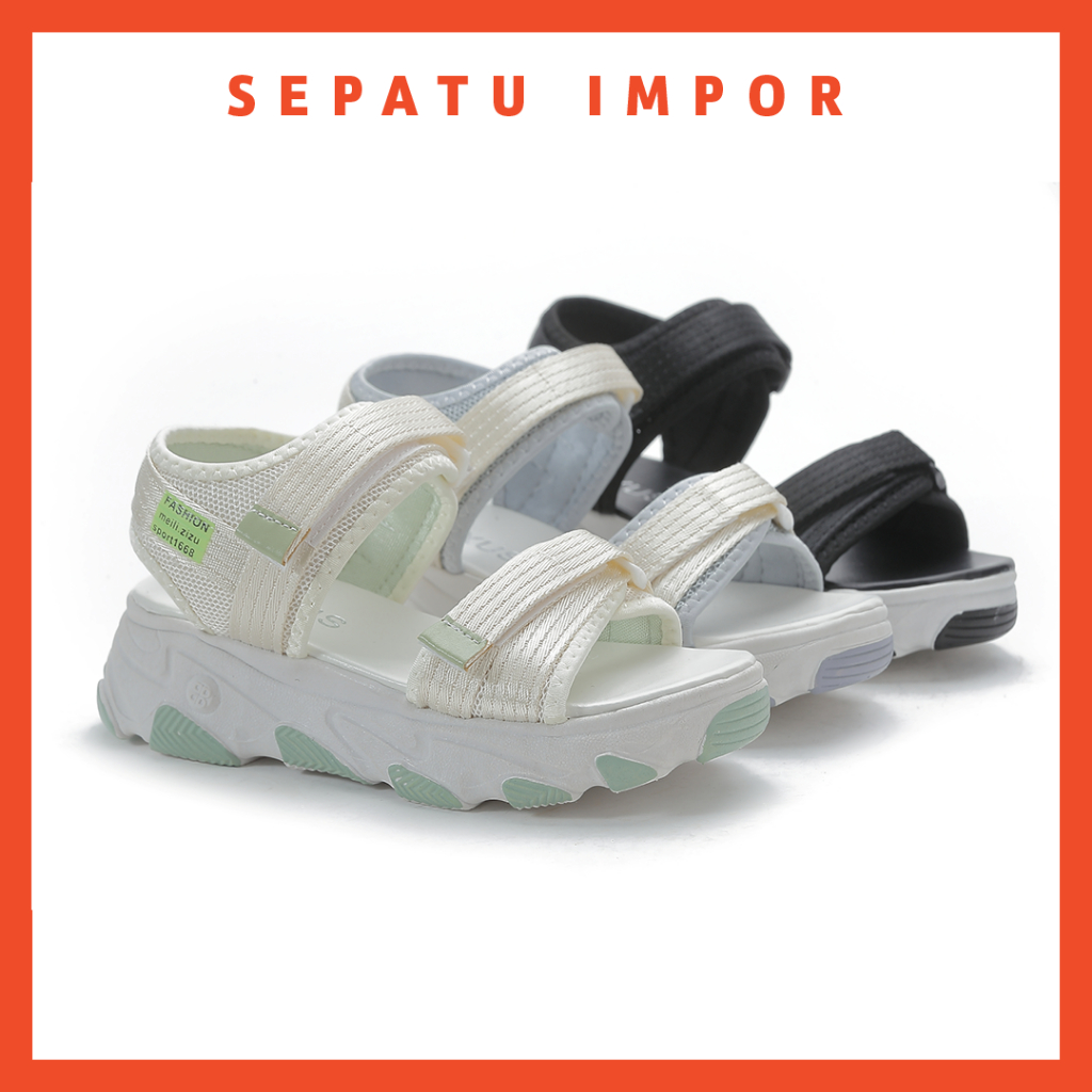 Foto Dokter Sepatu Import - Kazumi Sandal Wanita Sandal Strap Tali Wanita Import Premium Quality A13 - Free Kotak Sepatu!!! Sale!!!