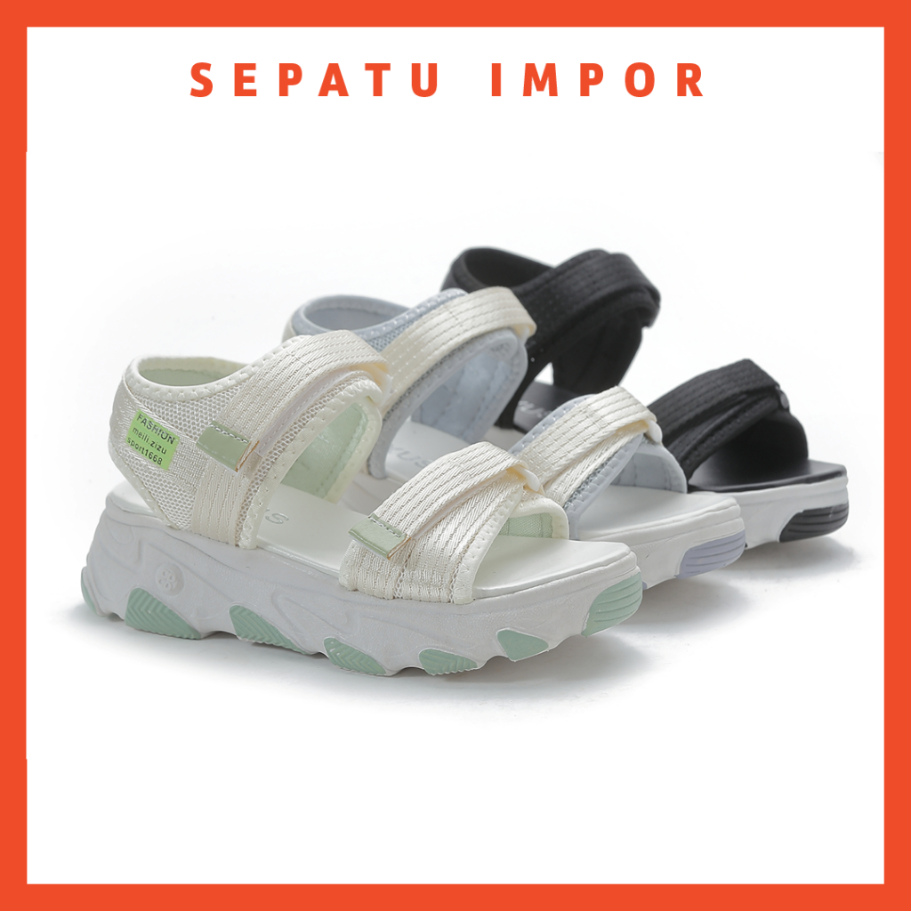 Dokter Sepatu Import - Kazumi Sandal Wanita Sandal Strap Tali Wanita Import Premium Quality A13 - Free Kotak Sepatu!!! Sale!!!