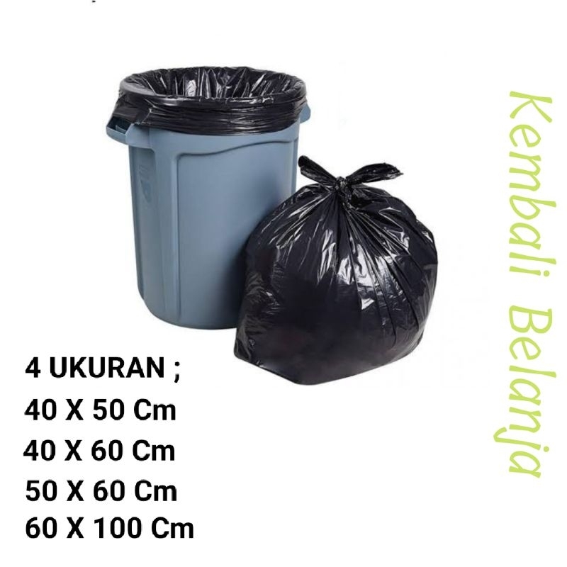 Plastik Sampah Trashbag/ Kantong Sampah/ Plastik Sampah Hitam/ Kresek Sampah