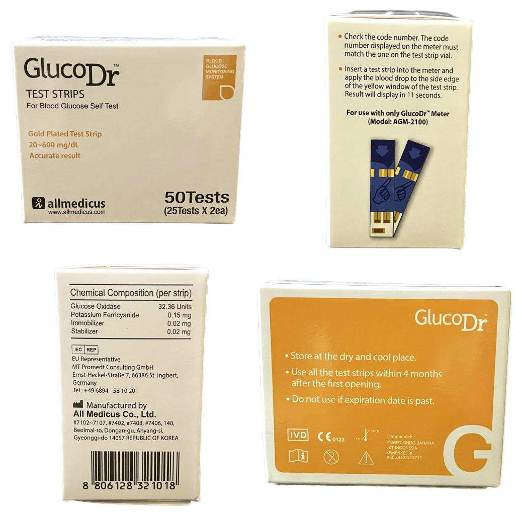 STRIP GULA DARAH GLUCO DR  BIO SENSOR AGM 2100 / STRIP GLUCOSE STIK ISI ULANG GULA DARAH GLUCO DR BIO SENSOR AGM 2100 KODE 8