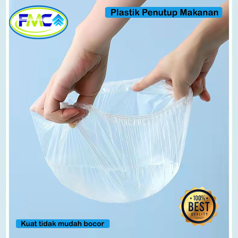 Plastik Penutup Makanan Wrap Karet Pembungkus Transparan Buah Sayur Aman Anti Serangga