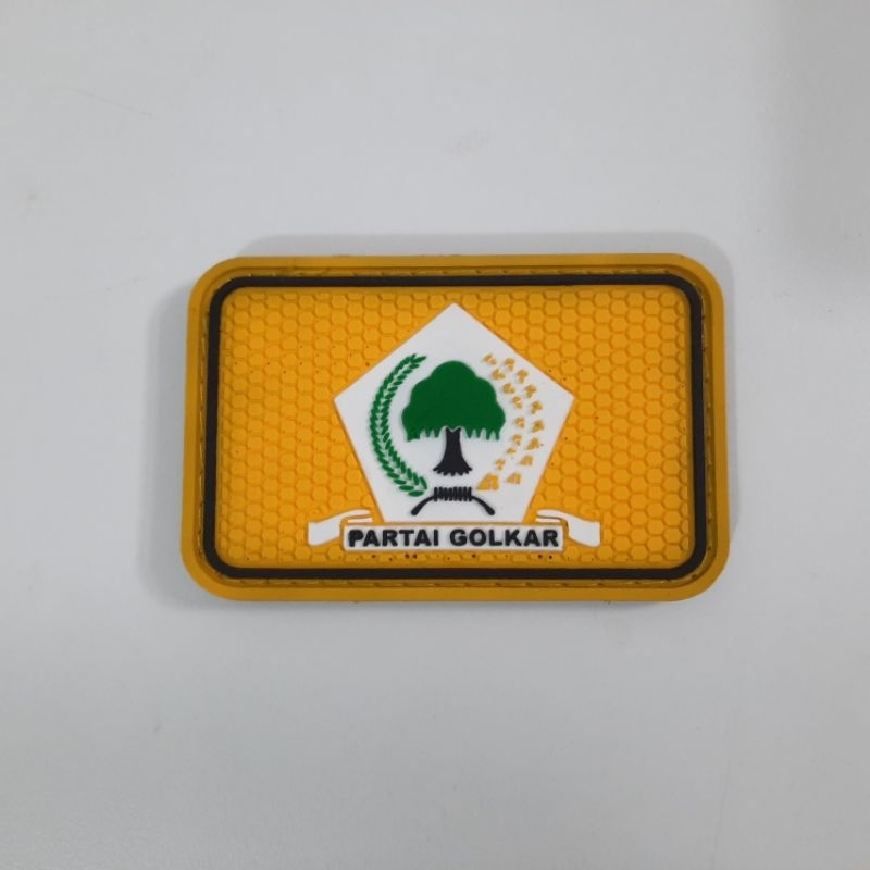 Emblem Patch rubber karet Logo GOLKAR