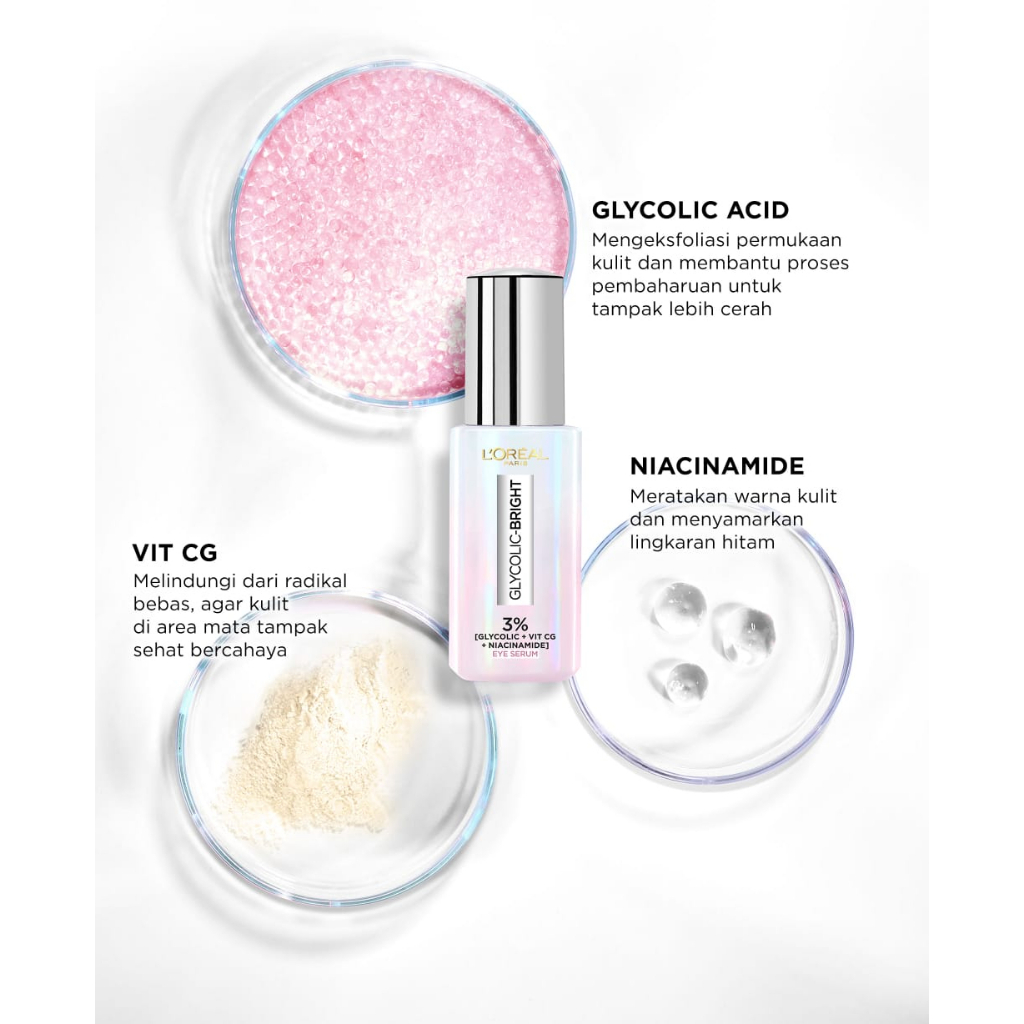 LOREAL GLYCOLIC BRIGHT EYE SERUM