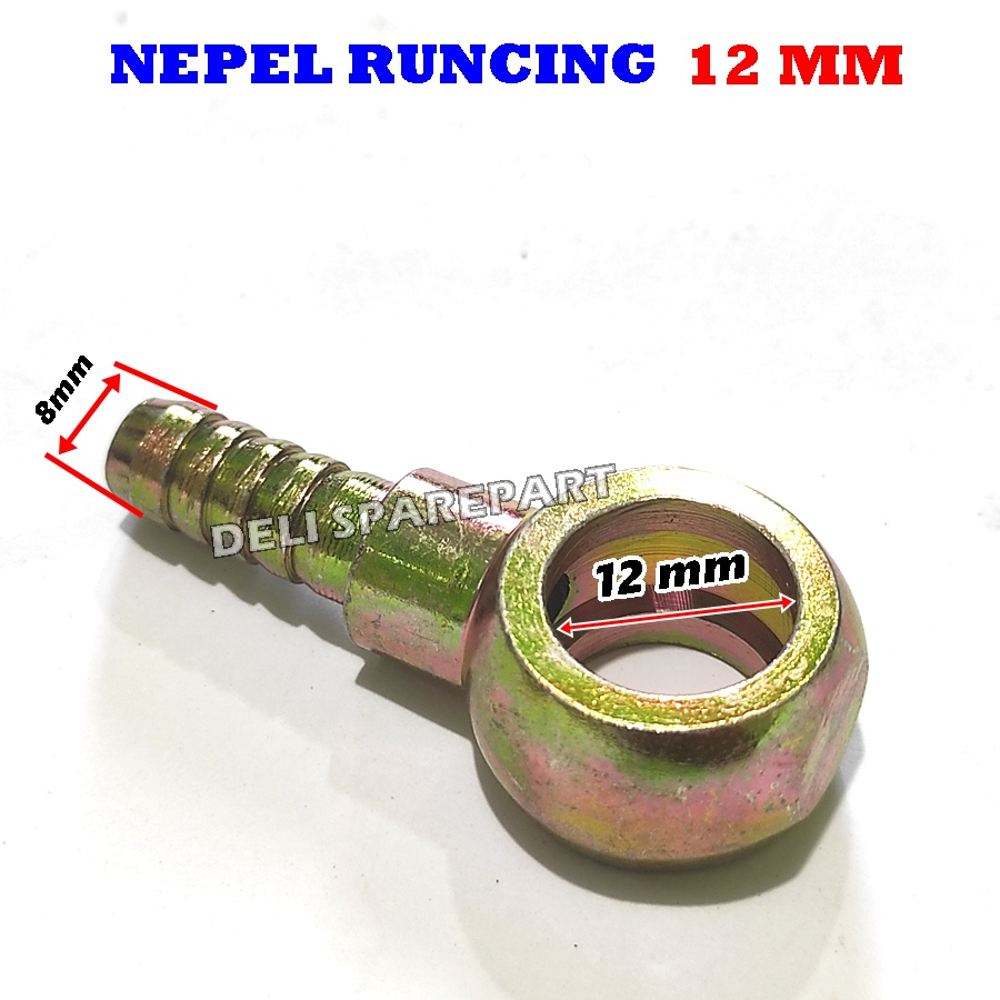 Nepel Runcing Nepel Baut Banjo 12mm 12 mm