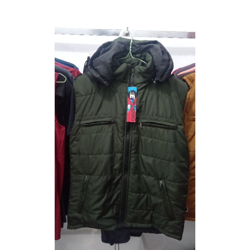 Jaket rompi parasut pria