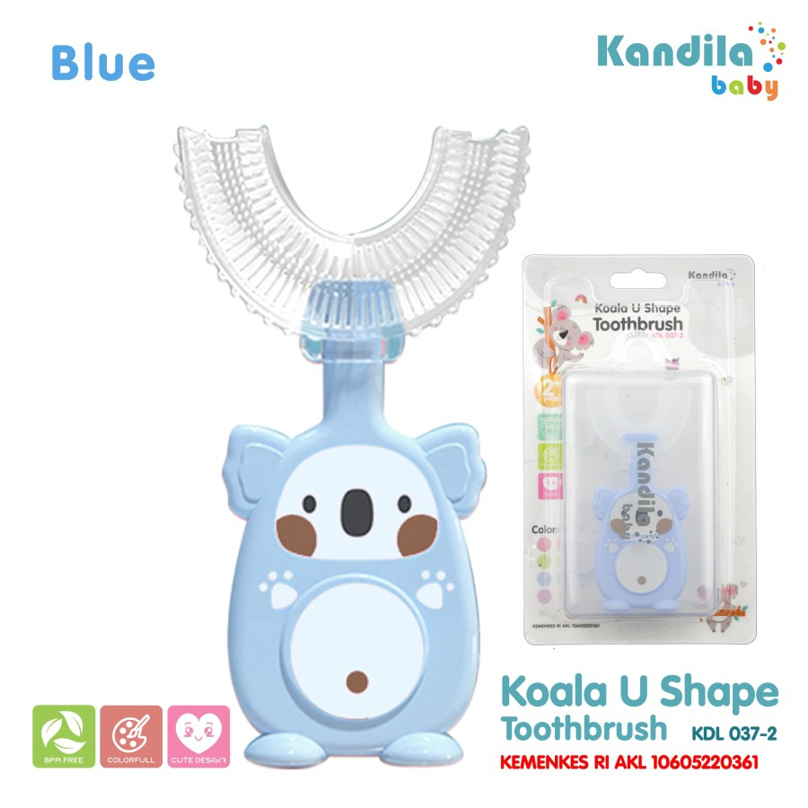 Sikat Gigi Bayi Anak KANDILA Baby Koala U Shape Toothbrush / KDL 037-2